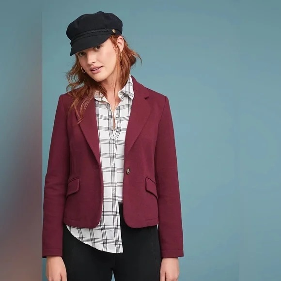 Anthropologie Jackets & Blazers - Anthropologie Cartonnier Studio 1 Button Blazer